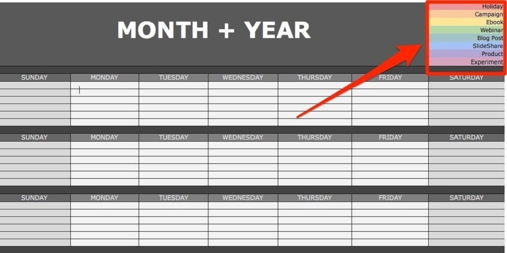 Content Calendar