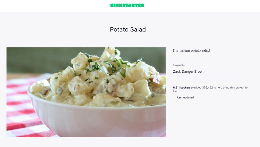 Potato Salad KickStarter